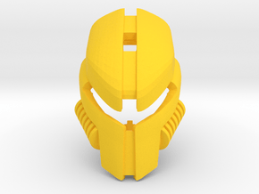 Great Mask of Adaptation (Toa Zaria) (axle) in Yellow Smooth Versatile Plastic