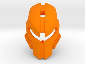 Great Mask of Adaptation (Toa Zaria) (axle) in Orange Smooth Versatile Plastic