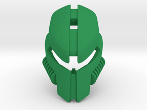 Great Mask of Adaptation (Toa Zaria) (axle) in Green Smooth Versatile Plastic
