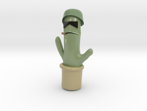 Cactus soldier in Smooth Full Color Nylon 12 (MJF)