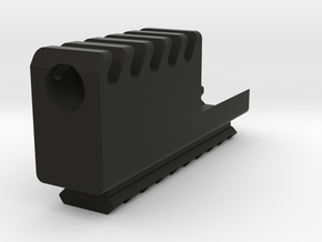 Strike Frame Compensator MK. I w/ Rail for G17 G18 in Black Natural Versatile Plastic