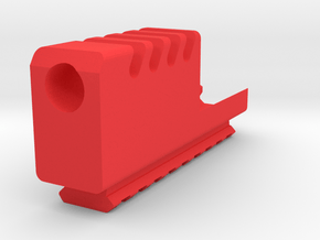 Strike Frame Compensator MK. II w/Rail for G17 G18 in Red Smooth Versatile Plastic
