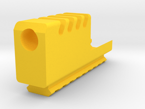 Strike Frame Compensator MK. II w/Rail for G17 G18 in Yellow Smooth Versatile Plastic