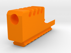 Strike Frame Compensator MK. II w/Rail for G17 G18 in Orange Smooth Versatile Plastic