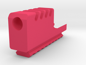 Strike Frame Compensator MK. II w/Rail for G17 G18 in Pink Smooth Versatile Plastic