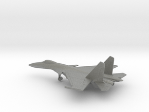 Sukhoi Su-33 Flanker-D in Gray PA12: 6mm