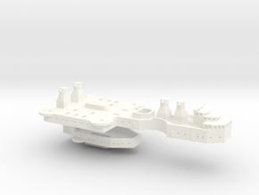 1/700 D Class Panzerschiffe Superstructure in White Smooth Versatile Plastic