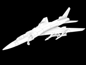 1:144 Scale Tu-128 Fiddler (Loaded) in White Natural Versatile Plastic: Large