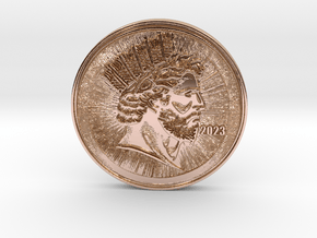 Lord Zeus 2023 Barter & Trade Coin II in 9K Rose Gold 