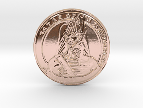 Lord Zeus 2023 Barter & Trade Coin III Small in 9K Rose Gold 