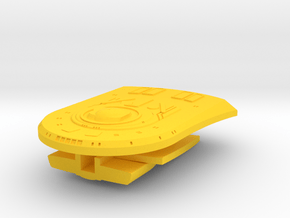 1/2500 Ambassador Concept Bridge & Impulse Deck in Yellow Smooth Versatile Plastic