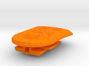 1/2500 Ambassador Concept Bridge & Impulse Deck in Orange Smooth Versatile Plastic