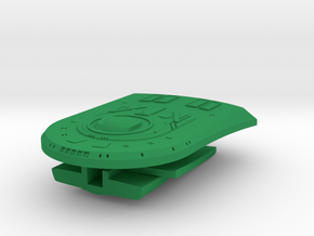 1/2500 Ambassador Concept Bridge & Impulse Deck in Green Smooth Versatile Plastic