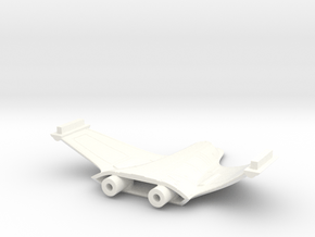1/2500 Ambassador Concept Secondary Hull Rear in White Smooth Versatile Plastic