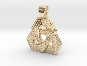 Odin's Knot [pendant] in Vermeil