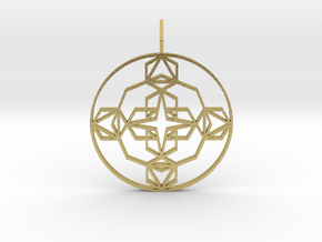 Seal of Evolution (Flat) in Natural Brass