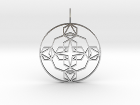 Seal of Evolution (Flat) in Natural Silver