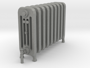 Radiator Heater 01. 1:18 Scale in Gray PA12