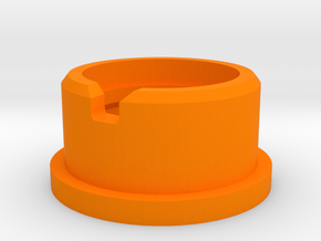 7C MoM, Part 8, Blade Connector (non-heatsink) in Orange Smooth Versatile Plastic