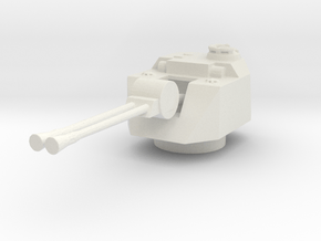 Flakpanzer E-100 55mm Turret 1/144 in White Natural Versatile Plastic