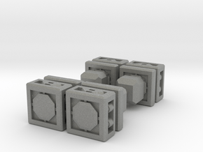TF CW FoC Combiner Adapter Set of 4 in Gray PA12