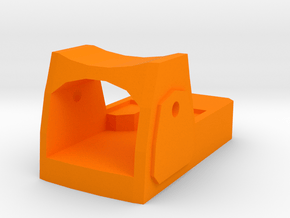 DIY Mini-RMR Reflex Sight (No Rail Mount) in Orange Smooth Versatile Plastic