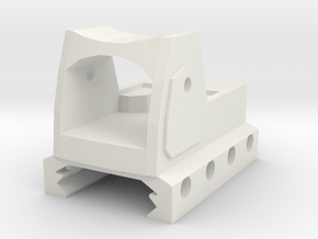 Mini-RMR Reflex Sight for Picatinny Rail in White Natural Versatile Plastic