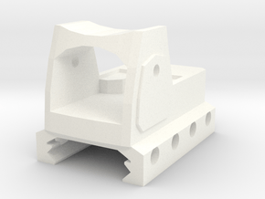 Mini-RMR Reflex Sight for Picatinny Rail in White Smooth Versatile Plastic