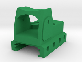 Mini-RMR Reflex Sight for Picatinny Rail in Green Smooth Versatile Plastic