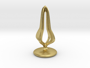 White_Rook in Natural Brass