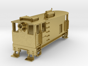 Nn3 Free-lance Box-cab Internal Combustion Loco in Natural Brass