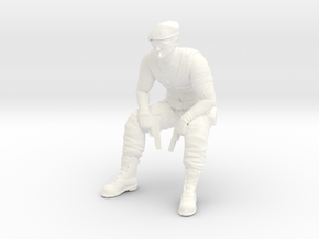 Expendables - Stallone Seated in White Processed Versatile Plastic