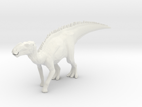 Gryposaurus Dinosaur Small SOLID in White Natural Versatile Plastic