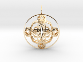 Seal of Evolution (Double-Domed) in 9K Yellow Gold 