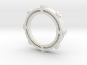 Free Defense Ring (Beyblade HMS) in White Natural Versatile Plastic