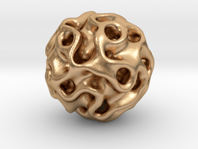 Sphere_gyr_1_6mm in Natural Bronze: 6mm