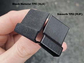 Brera right rubber boot shelf pad in Black Natural TPE (SLS)