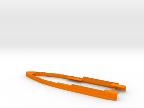1/700 New Mexico-Based Battle Cruiser Stern in Orange Smooth Versatile Plastic