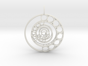 Song of the Spheres (Double-Domed) in White Natural Versatile Plastic