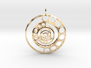 Song of the Spheres (Double-Domed) in 9K Yellow Gold 