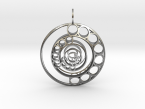 Song of the Spheres (Double-Domed) in Natural Silver