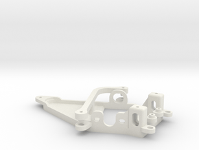 Motor pod for Thunderslot Slotcars / Slot.it Boxer in White Natural Versatile Plastic