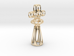 Chess king in 14K Yellow Gold
