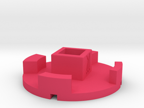 Universal smart phone and tablet support in Pink Processed Versatile Plastic