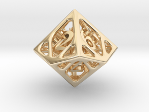 Cage d10 Mini in 14K Yellow Gold