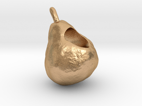 Fruit Charm - Pear in Natural Bronze