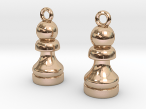 Chess pawn in 9K Rose Gold 