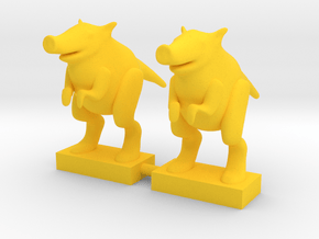 Womp Rat 2023 duo in Yellow Smooth Versatile Plastic