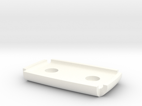 EZ Pass Suction Mount in White Smooth Versatile Plastic