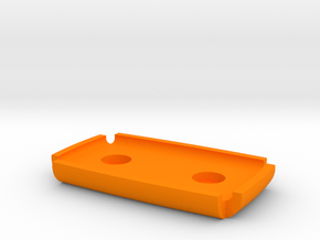 EZ Pass Suction Mount in Orange Smooth Versatile Plastic